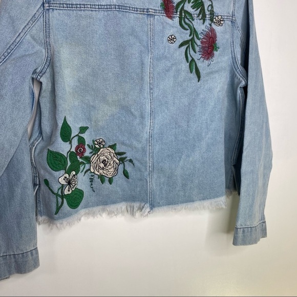 H&M ❤️ Coachella Embroidered Denim jacket - Picture 10 of 10